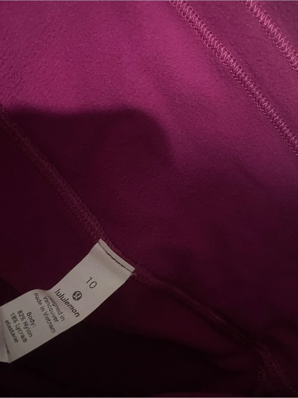 lululemon athletica Magenta High-Rise Leggings with Reflective Dots